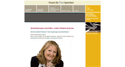 Desktop Screenshot of fliessend-sprechen.de